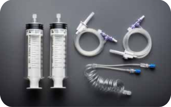 CT syringe set for 12hours